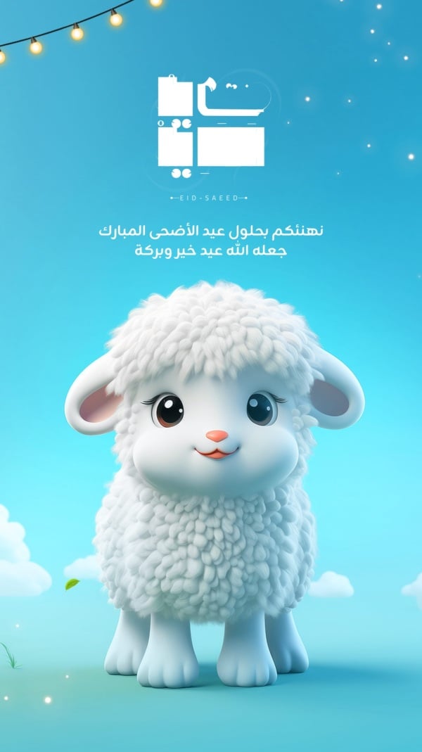 Design Eid al-Adha, Greeting, Story, download and edit for free design template - Eid al-Adha, Greeting, Story from the Andalusi design app