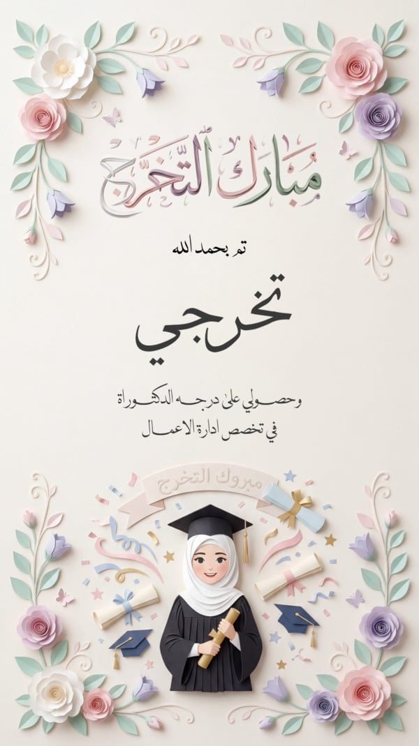 Graduation Design, download and edit for free design template - Graduation from the Andalusi design app