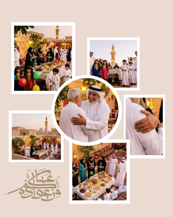 Eid al-Adha Design, Photo Collage, download and edit for free design template - Eid al-Adha, Photo Collage from the Andalusi design app