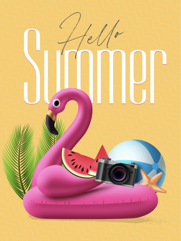 Summer Design, download and edit for free design template - Mood from the Andalusi design app