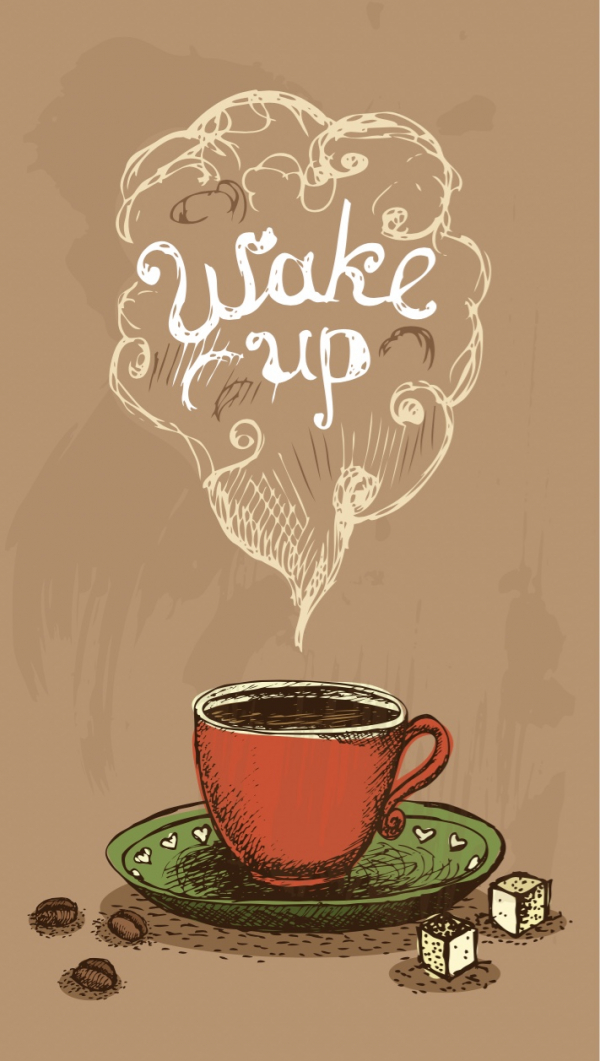 Unique Coffee Cup Design, download and edit for free design template - Greeting from the Andalusi design app