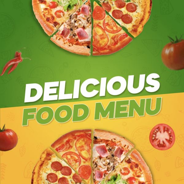 Design Food Menu, download and edit for free design template - Post, Marketing from the Andalusi design app