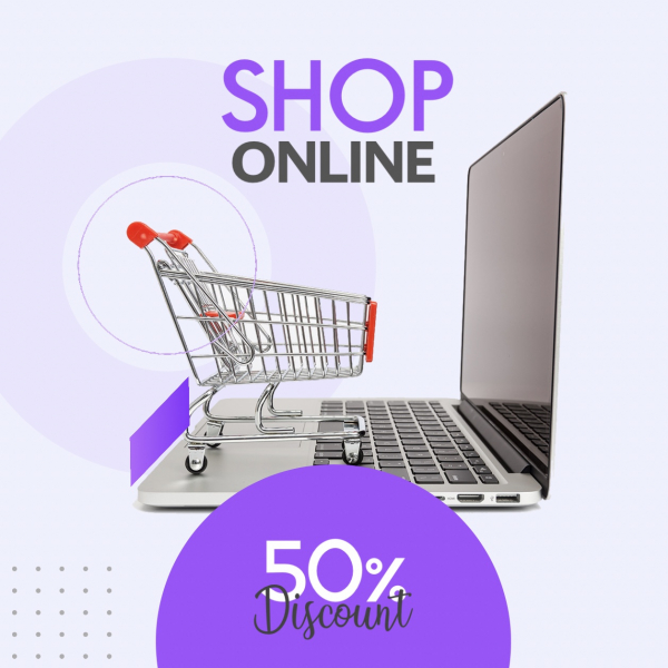 Design Post for Online Shopping, download and edit for free design template - Post, Marketing from the Andalusi design app