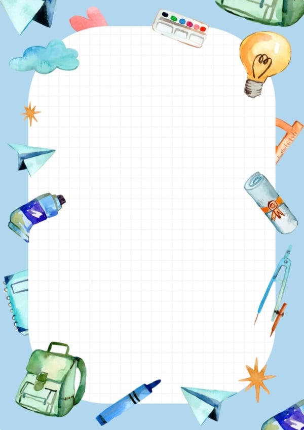 Design Empty Paper for Back To School, download and edit for free design template - Back To School, Productivity from the Andalusi design app