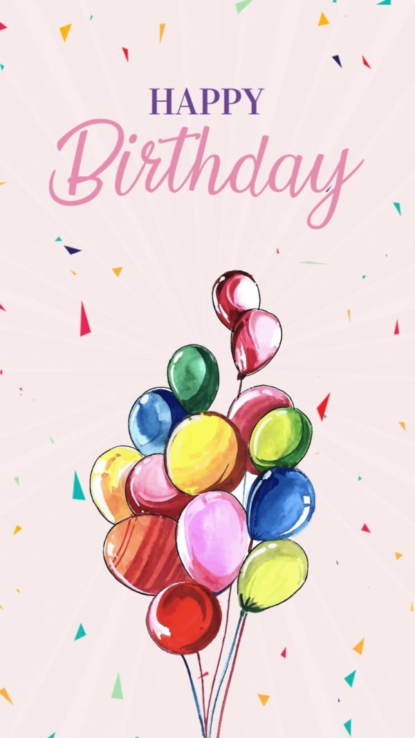 Birthday Design, download and edit for free design template - Birthday from the Andalusi design app