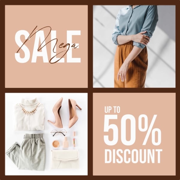 Design Marketing, download and edit for free design template - Marketing, Discounts from the Andalusi design app