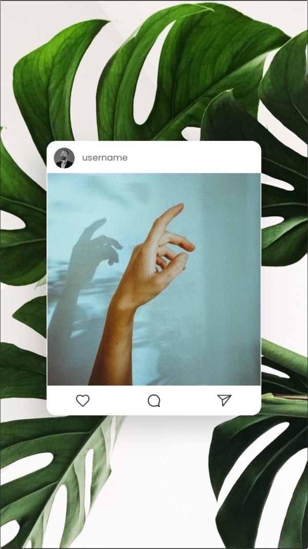 Design of a Hand Story on a Natural Background, download and edit for free design template - System, Quotes, Story from the Andalusi design app