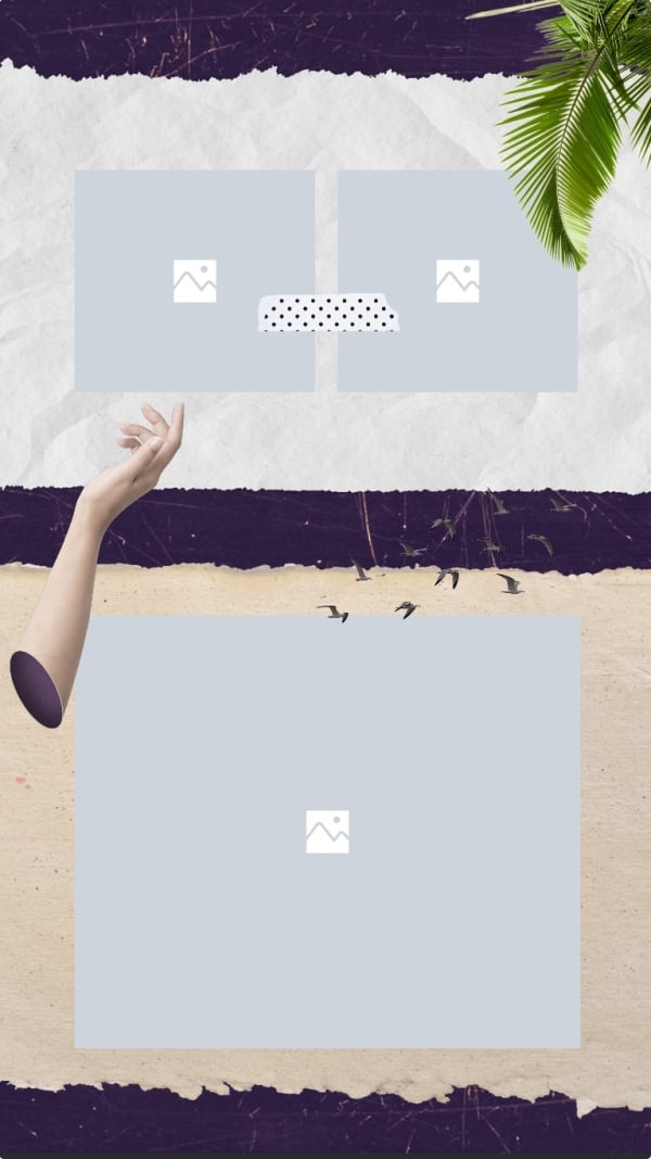 Design Collage Frame, download and edit for free design template - Collage Frames from the Andalusi design app