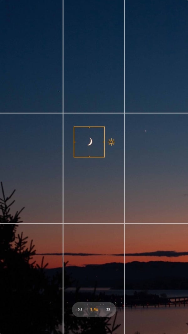 Design Photography of the Moon in the Sky, download and edit for free design template - Photography from the Andalusi design app
