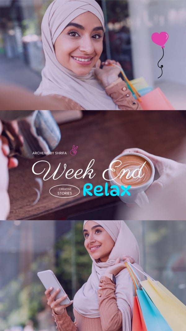Design Snapshot for Weekend Relaxation, download and edit for free design template - Snapshots from the Andalusi design app