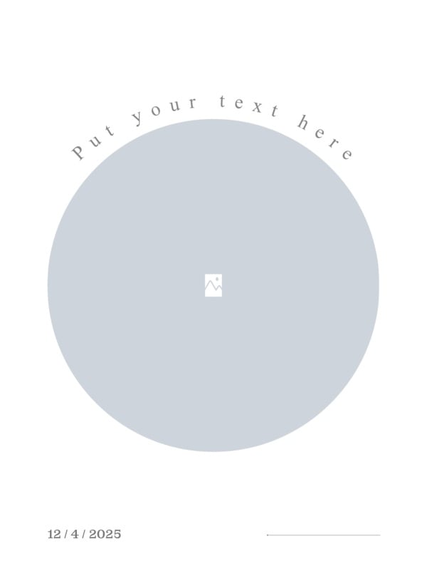 Circular Design Layout, download and edit for free design template - Layouts from the Andalusi design app
