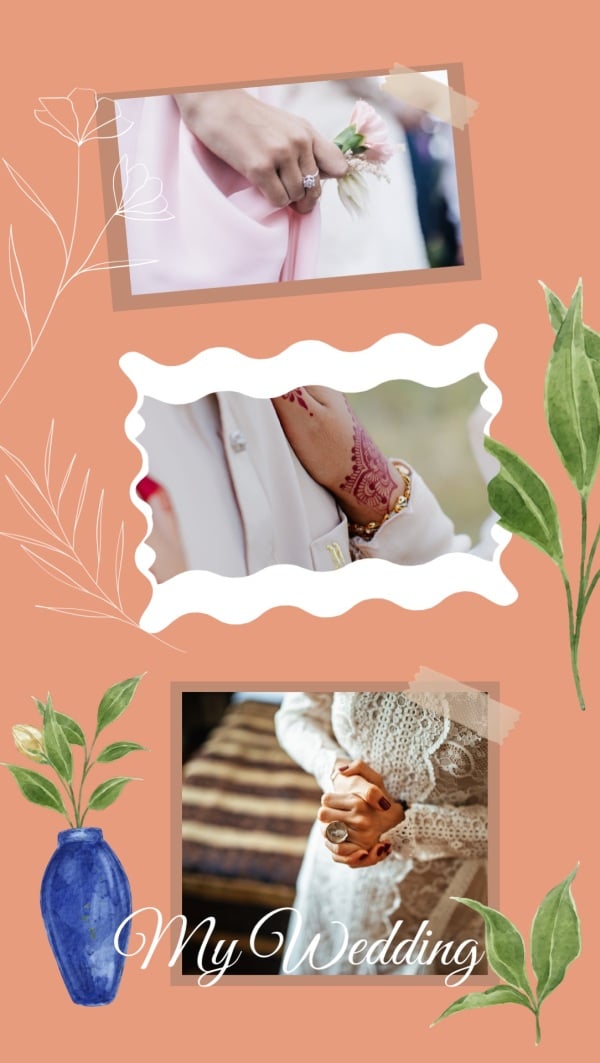 Design Ceremony Collage for Weddings, download and edit for free design template - Ceremony Collage from the Andalusi design app