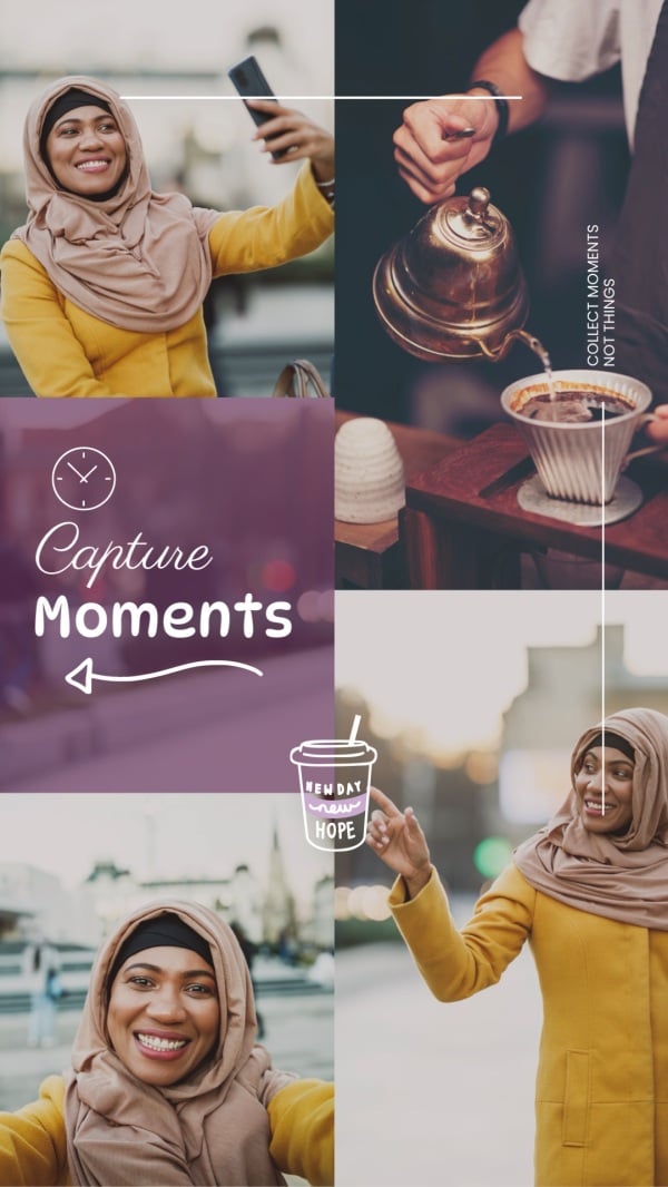 Design Snapshots, download and edit for free design template - Snapshots from the Andalusi design app