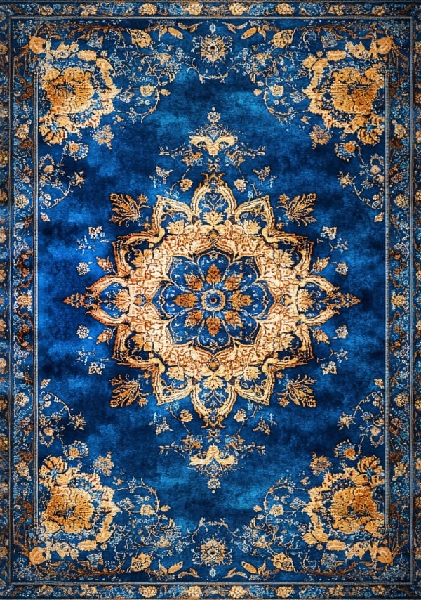 قالب تصميم سجادة عصرية بتدرج لوني، للتحميل والتعديل مجاناً - بطاقات سجاد من تطبيق أندلسي للتصميم