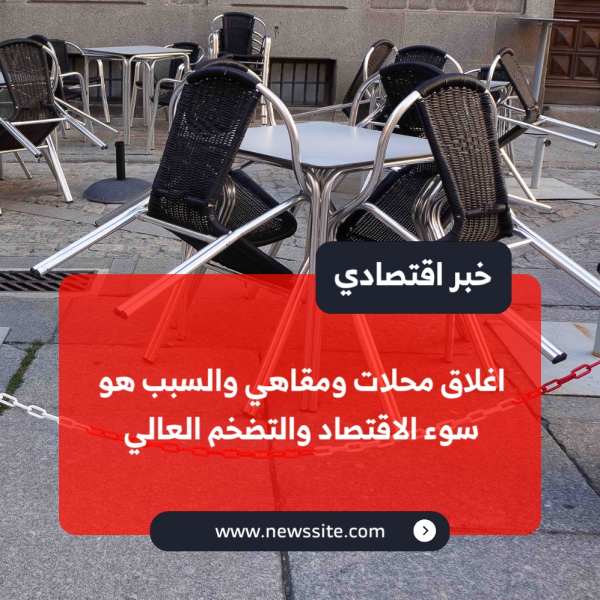 Design of Economic News on Closure of Shops and Cafes, download and edit for free design template - News, Post from the Andalusi design app