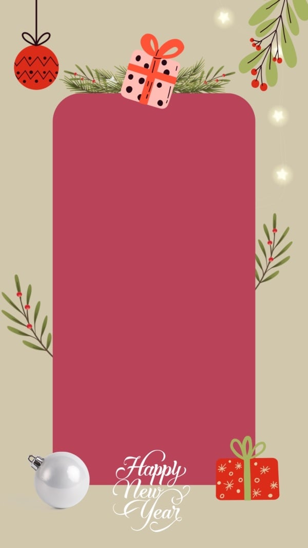 New Year Design, Empty Card, download and edit for free design template - New Year, Cards, Empty Cards from the Andalusi design app
