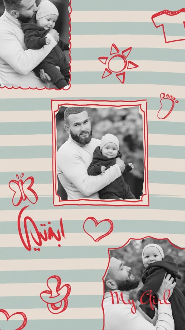 Design Photo Collage, download and edit for free design template - Photo Collage from the Andalusi design app