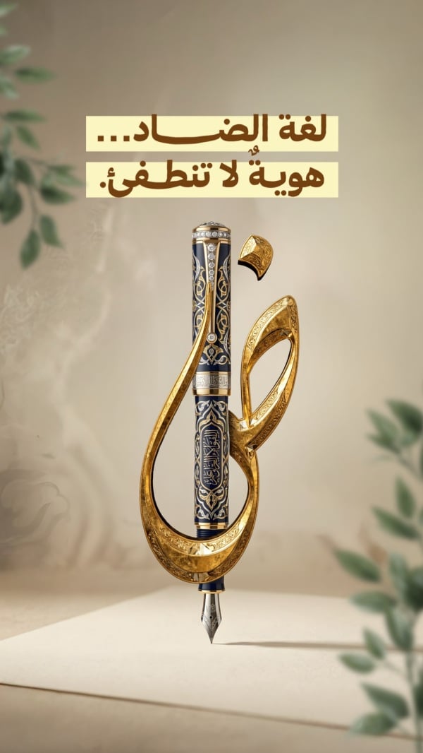 Arabic Language Day Design, download and edit for free design template - Arabic Day, Greeting from the Andalusi design app
