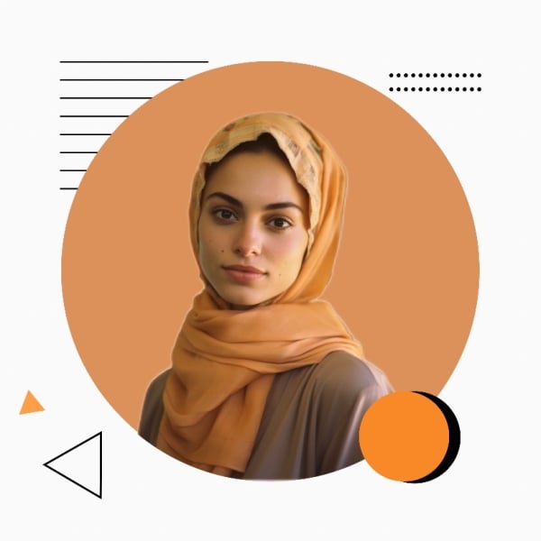Design Profile for Women, download and edit for free design template - Profile from the Andalusi design app