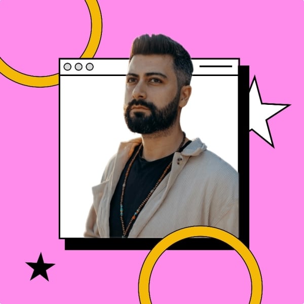 Unique Profile Design, download and edit for free design template - Profile from the Andalusi design app