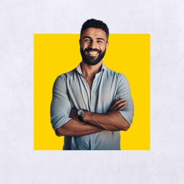 Professional Profile Design, download and edit for free design template - Profile from the Andalusi design app