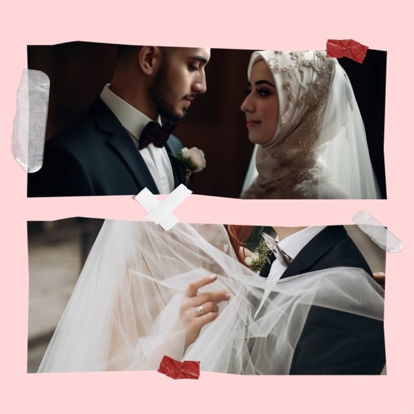 Design Photo Collage for Weddings, download and edit for free design template - Photo Collage from the Andalusi design app