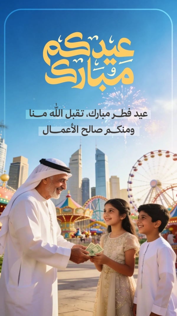 Design Eid al-Fitr, Greeting, download and edit for free design template - Eid al-Fitr, Greeting from the Andalusi design app