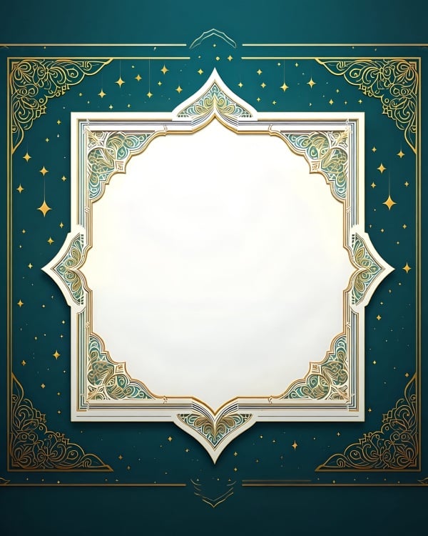 Islamic Card Design, download and edit for free design template - Islamic Cards from the Andalusi design app