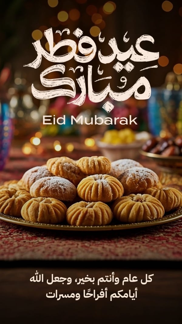 Design Eid al-Fitr, Greeting, download and edit for free design template - Eid al-Fitr, Greeting from the Andalusi design app