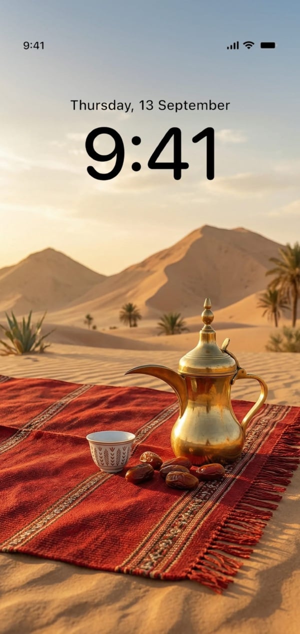 Desert Wallpaper Design, download and edit for free design template - Wallpapers from the Andalusi design app