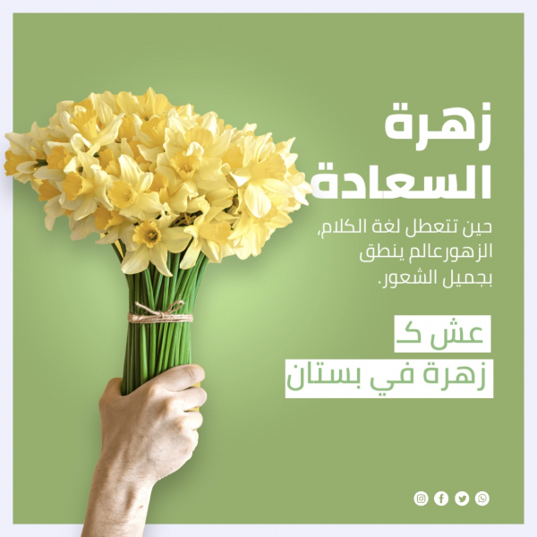 Design of Happiness Flower, download and edit for free design template - Quotes, Post from the Andalusi design app