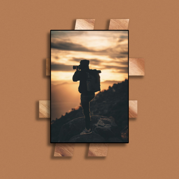 Design Photography of a Mountain and Sunset, download and edit for free design template - Photography from the Andalusi design app