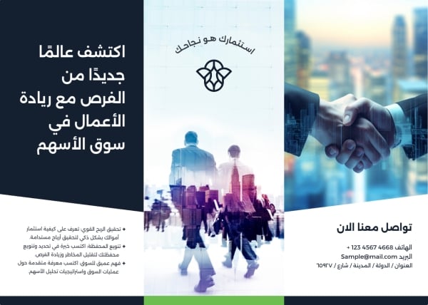 Professional Brochure Design, download and edit for free design template - Brochures from the Andalusi design app