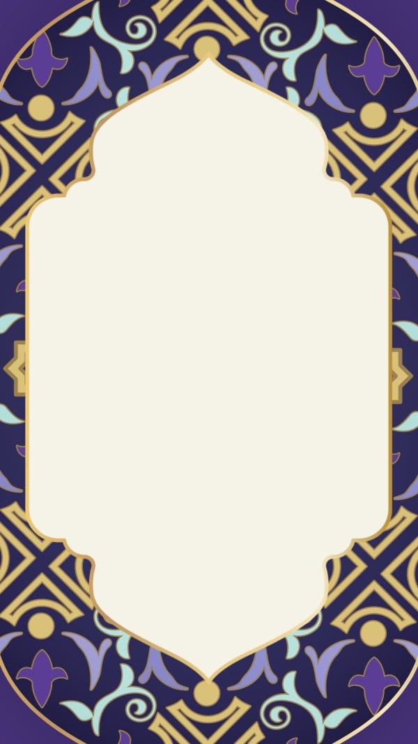 Design of an Empty Ramadan Card, download and edit for free design template - Cards, Ramadan, Empty Cards from the Andalusi design app