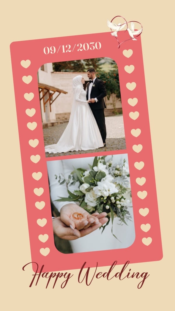 Design Ceremony Collage for Wedding, download and edit for free design template - Ceremony Collage from the Andalusi design app