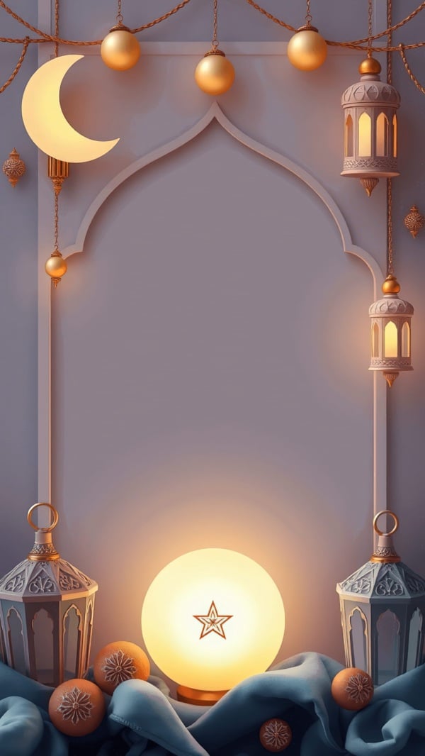 Ramadan Empty Card Design, download and edit for free design template - Ramadan, Empty Cards from the Andalusi design app