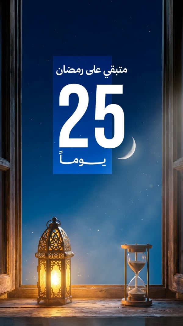 Ramadan Design 25 Days, download and edit for free design template - Ramadan from the Andalusi design app