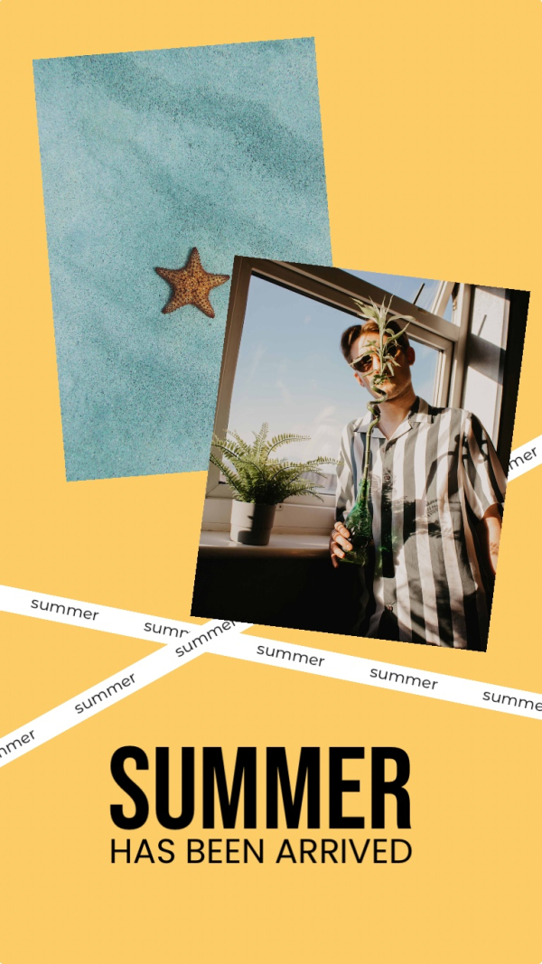 Unique Summer Design, download and edit for free design template - Mood, Story, Summer from the Andalusi design app