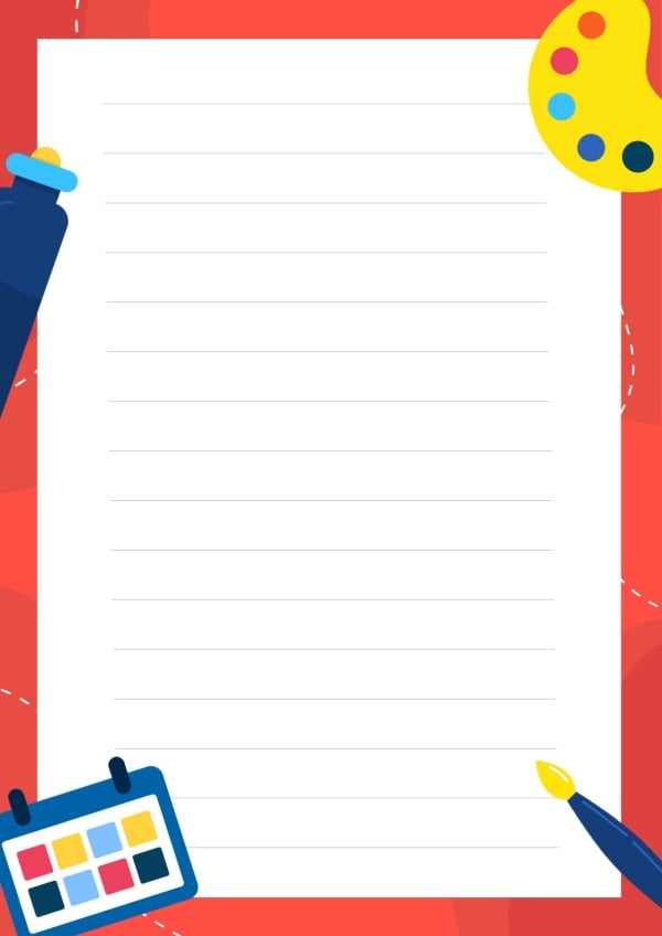 Empty Paper Design for Back To School, download and edit for free design template - Back To School from the Andalusi design app