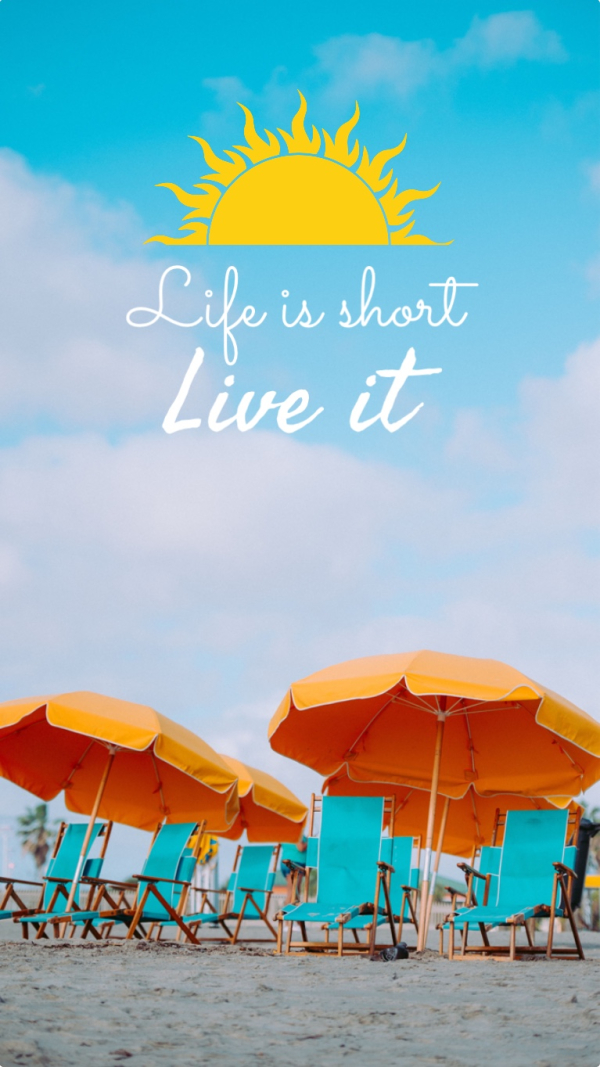 Joyful Summer Design, download and edit for free design template - Mood, Story, Summer from the Andalusi design app