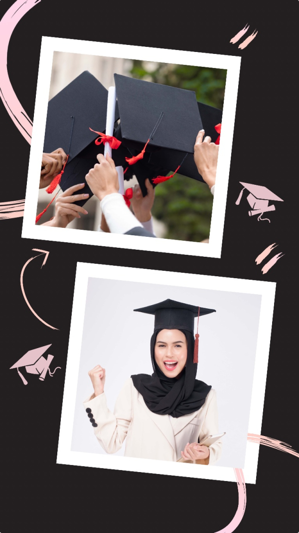 Graduation Design, download and edit for free design template - Graduation from the Andalusi design app