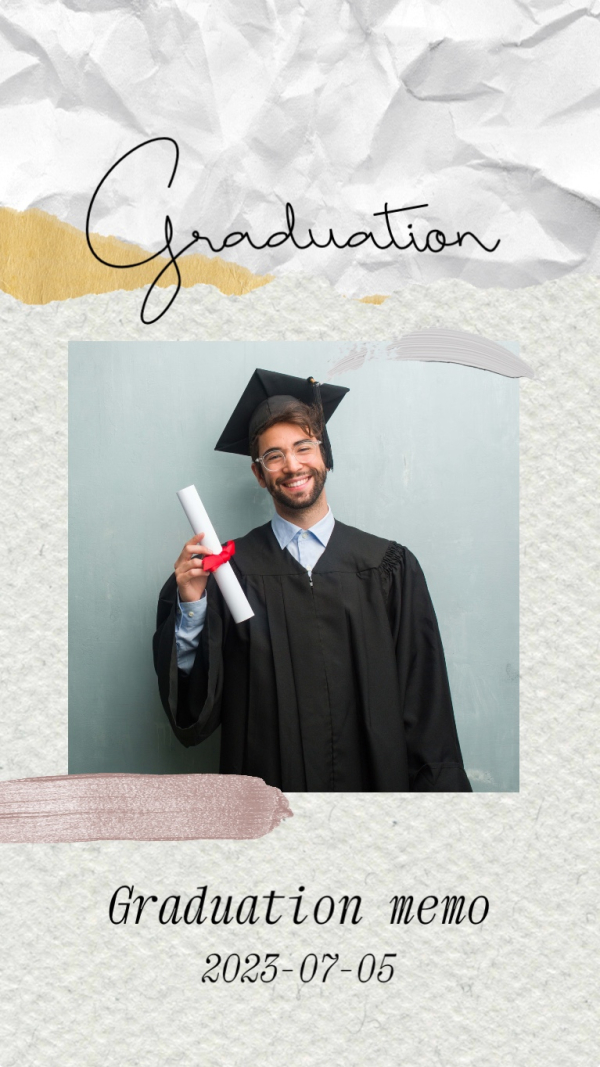 Graduation Design, download and edit for free design template - Graduation from the Andalusi design app