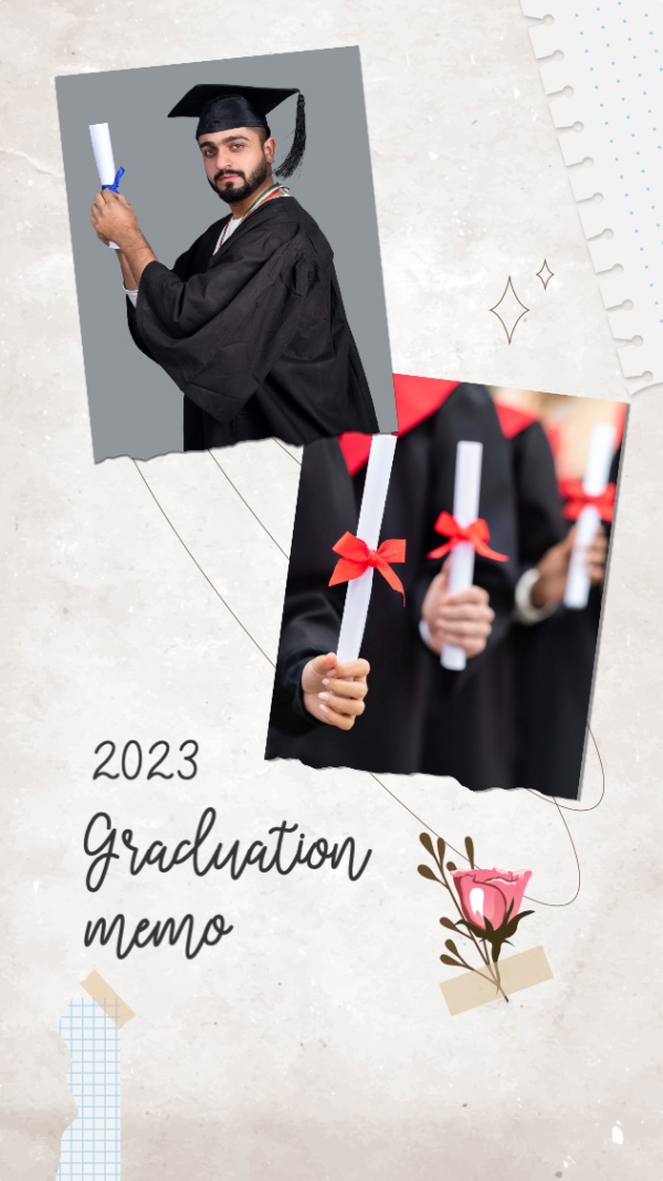 Graduation Design, download and edit for free design template - Graduation from the Andalusi design app