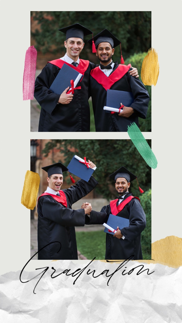Graduation Design, download and edit for free design template - Graduation from the Andalusi design app