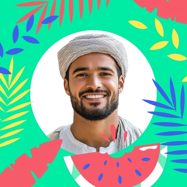 Summer Design, download and edit for free design template - Summer, Profile from the Andalusi design app