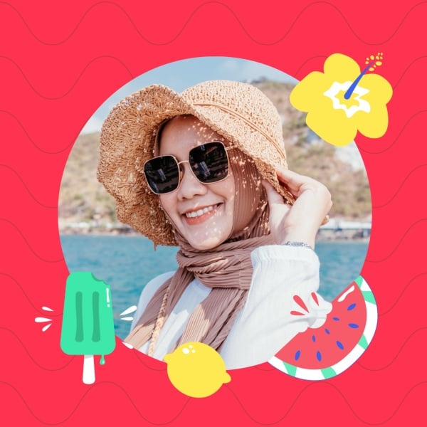 Summer Design, download and edit for free design template - Summer, Profile from the Andalusi design app