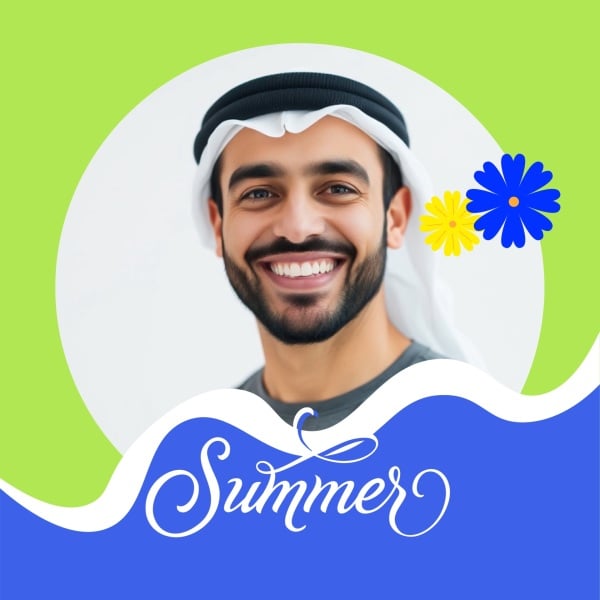 Summer Design, download and edit for free design template - Summer, Profile from the Andalusi design app