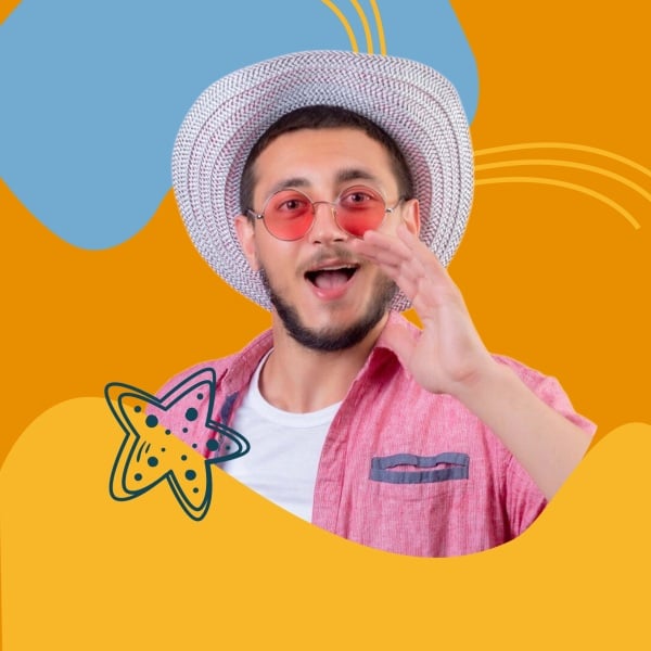 Summer Design, download and edit for free design template - Summer, Profile from the Andalusi design app