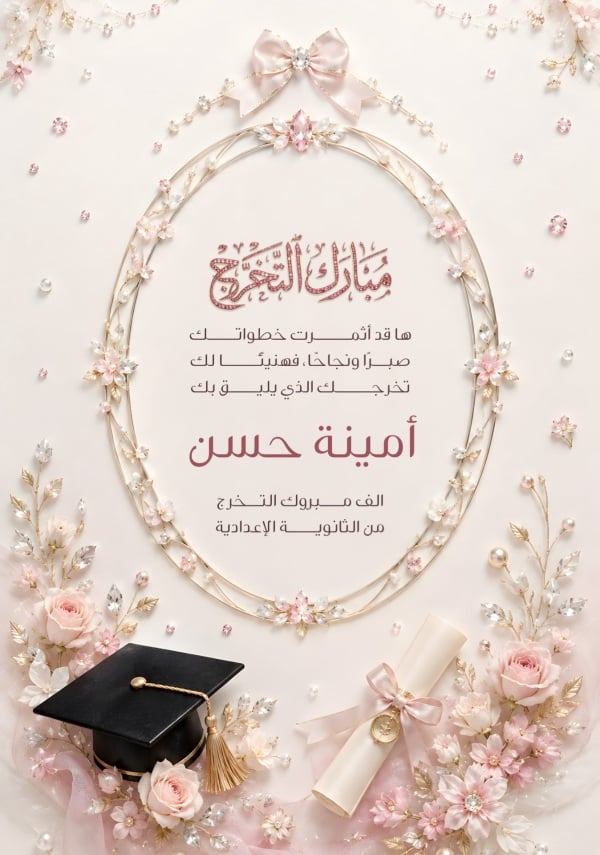 Graduation Design, download and edit for free design template - Graduation, Greeting from the Andalusi design app