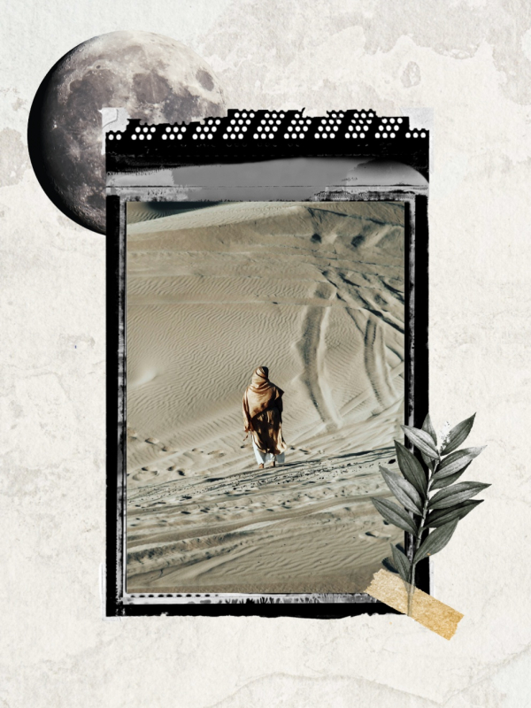 Design Photography of a Person in the Desert, download and edit for free design template - Photography from the Andalusi design app